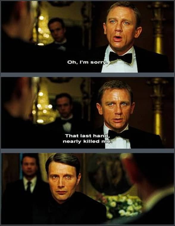 James Bond Casino Royale meme