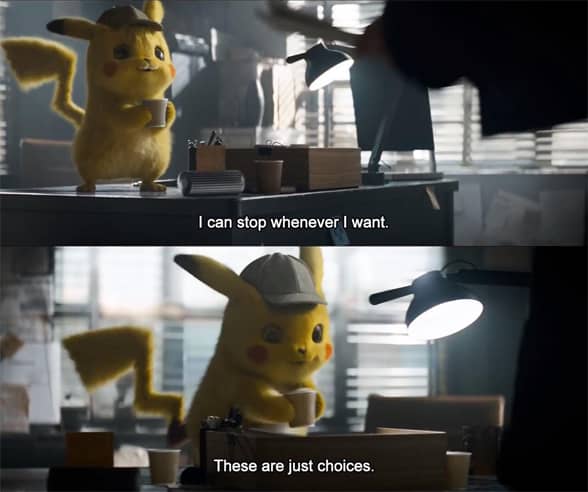 Detective Pikachu meme