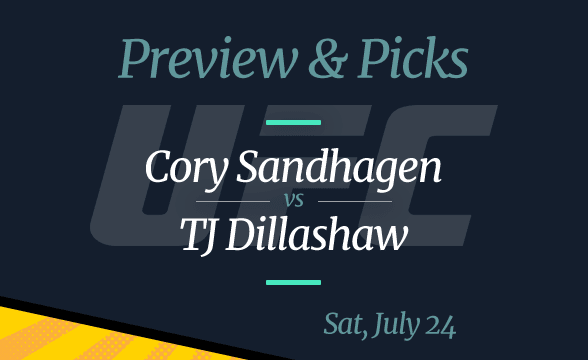 UFC Vegas 32 Cory Sandhagen vs TJ Dillashaw Odds to Win: Picks, Preview, Where to Watch