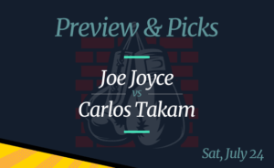 Odds and Picks: Joe Joyce Favorite to Beat Carlos Takam