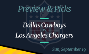 NFL Week 2: Cowboys vs Chargers, Time, Odds