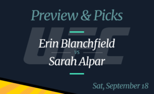 Erin Blanchfield vs Sarah Alpar, Picks, Time and Where to Watch