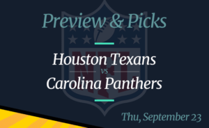 NFL Week 3: Panthers vs Texans, Time, Odds