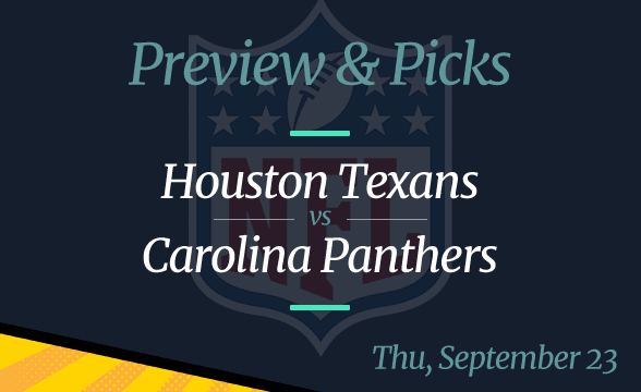 NFL Week 3: Panthers vs Texans, Time, Odds