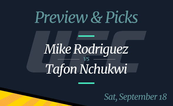 UFC Vegas 37: Mike Rodriguez vs Tafon Nchukwi Odds, Time and Where to Watch