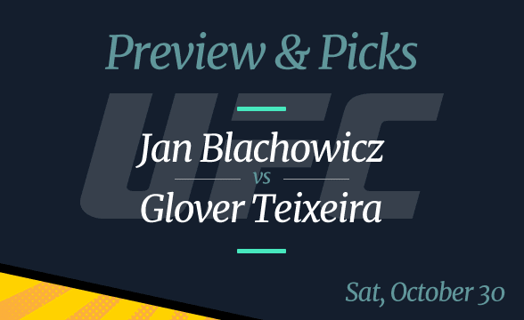 UFC 267 Jan Blachowicz vs Glover Teixeira: Odds, Picks, Preview