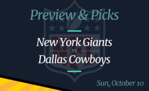 Giants vs Cowboys NFL Week 5 Odds, Time, and Prediction