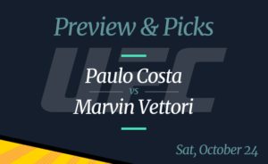 UFC Vegas 41 Costa vs Vettori: Odds, Picks, Prediction and Where to Watch