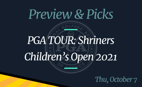 PGA Tour 2021 Shriners Children’s Open Odds, Where to Watch and Picks