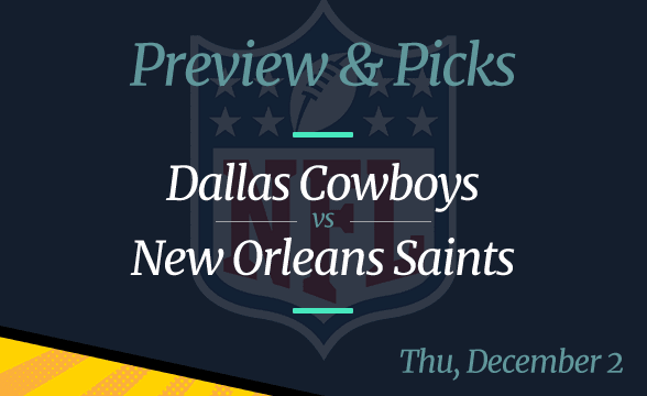 Cowboys vs Saints NFL Week 13 Odds, Time, and Prediction