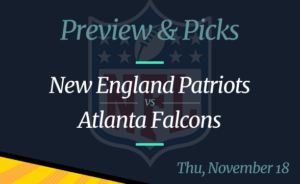 Patriots vs Falcons NFL Week 11 Odds, Time, and Prediction