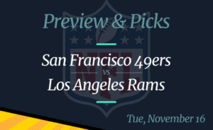 Rams vs 49ers NFL Week 10 Odds, Time and Prediction