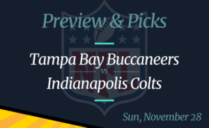 Buccaneers vs Colts NFL Week 12 Odds, Time, and Prediction