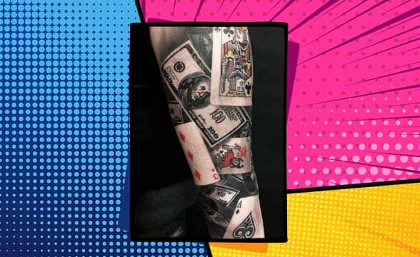 #6 Money in the Bank Gambling Tattoo