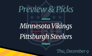 Steelers vs Vikings NFL Week 14 Odds, Time, and Prediction