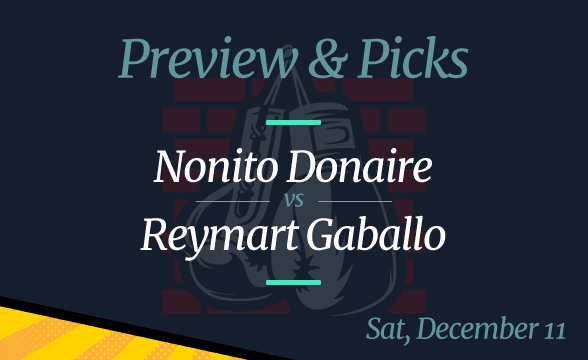 Nonito Donaire vs Reymart Gaballo Betting Preview, Time, Odds