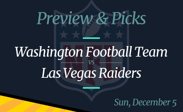 WFT vs Raiders NFL Week 13 Odds, Time, and Prediction