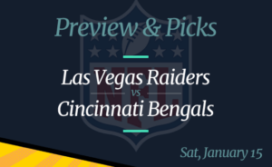 Raiders vs Bengals NFL Wild Card Odds, Time, and Prediction