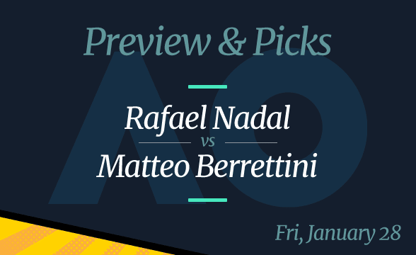 Nadal vs Berrettini 2022 Australian Open Odds, Time, and Prediction