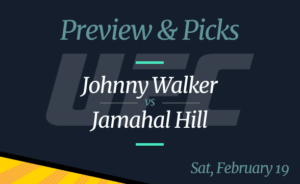 Johnny Walker vs Jamahal Hill UFC Vegas 48 Odds, Time, and Prediction