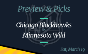 Chicago Blackhawks vs Minnesota Wild NHL Odds, Time, and Prediction