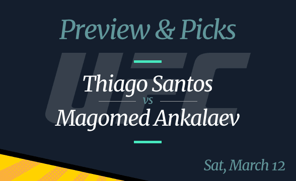 Thiago Santos vs Magomed Ankalaev UFC Fight Night 203 Odds, Time, and Prediction