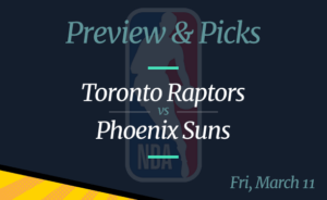 Toronto Raptors vs Phoenix Suns NBA Odds, Time, and Prediction