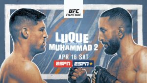 Luque vs Muhammad 2 UFC on ESPN 34 Odds, Time, and Prediction