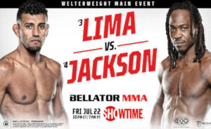 Lima vs Jason Jackson Bellator 283 Odds, Time, and Prediction