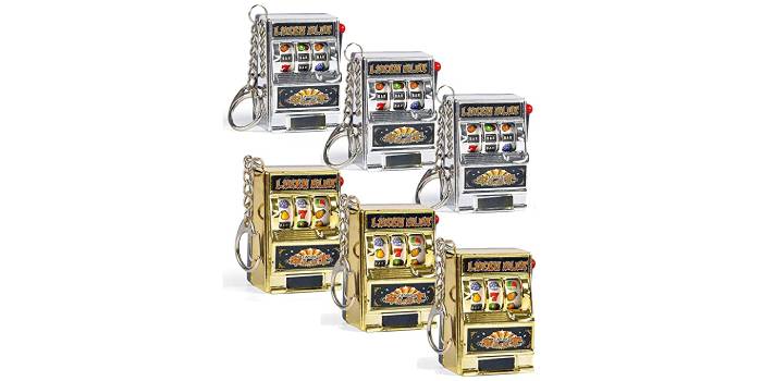 Slot machine keychains