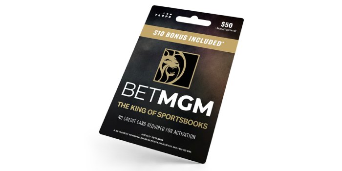 BetMGM gambling gift card