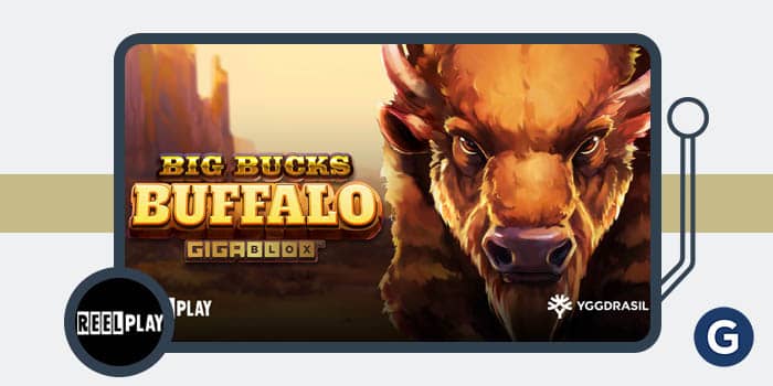 Yggdrasil and ReelPlay Release Big Bucks Buffalo GigaBlox with Bonus Respins